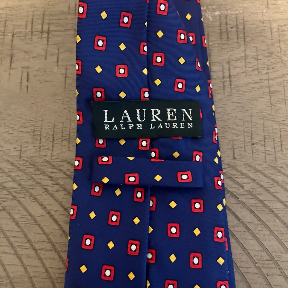 Lauren Ralph Lauren Blue Red Classic Tie